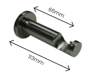 25mm - Barrel Metal Bracket