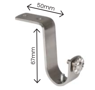 25mm - Ceiling metal brackets