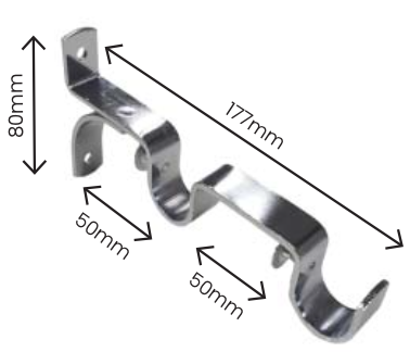 25mm - Alpha brackets