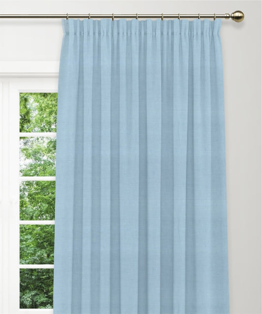 Muslin Taped Curtain (Lined Sheer)