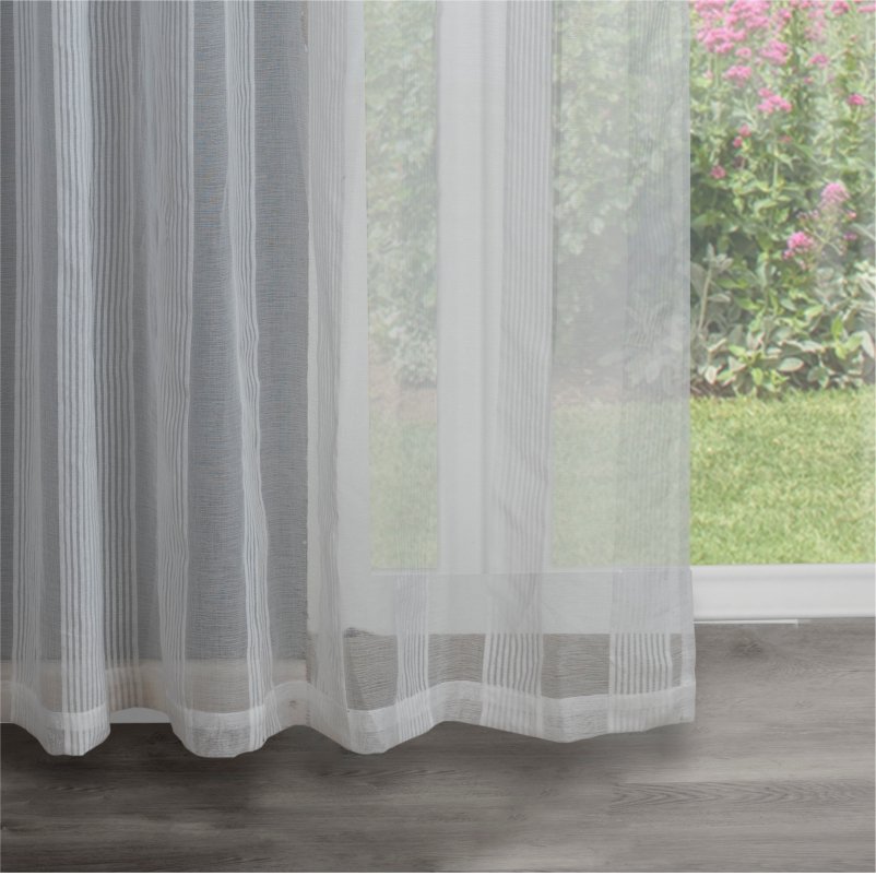 Sunshine Sheer Taped Curtain (Unlined)