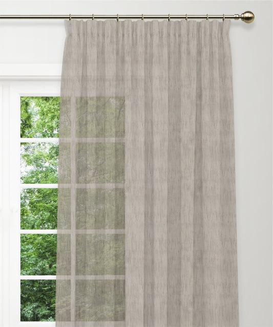 Tranquil Taped Curtain (Unlined Sheer)